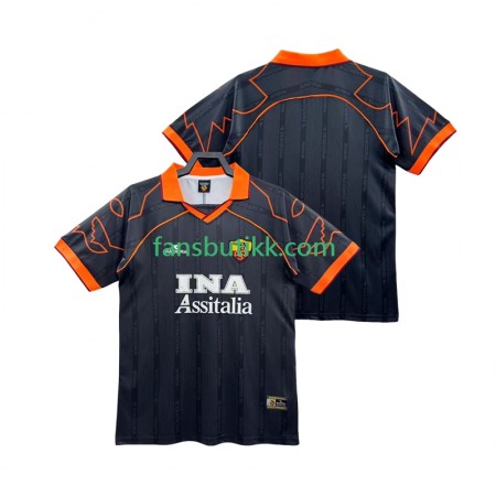 Fotballdrakt AS Roma 1999 Retro Bortetrøye 1998 Kortermet